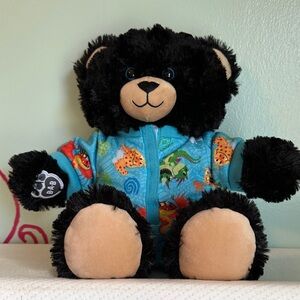 Build-A-Bear Black Bear with How to Train A Dragon Pajamas